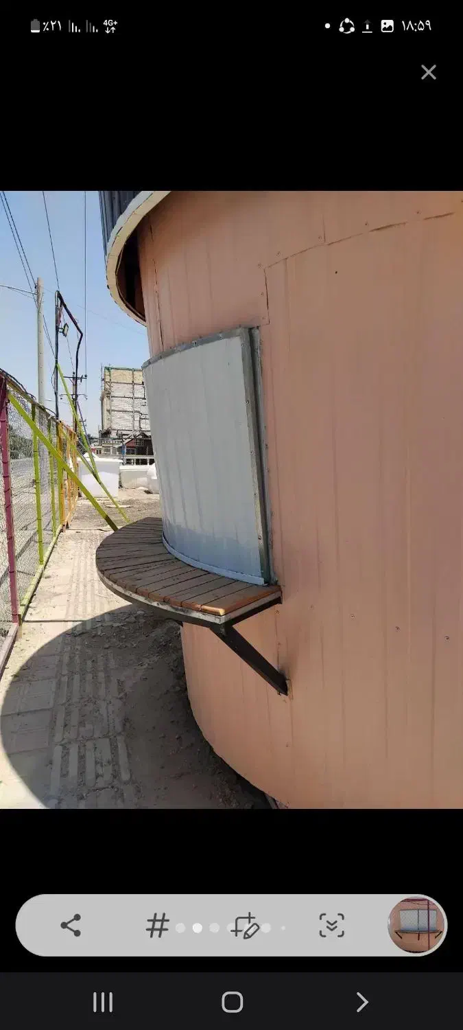 کانکس طرح لیوان قهوه|مصالح و تجهیزات ساختمان|خرمشهر, |دیوار