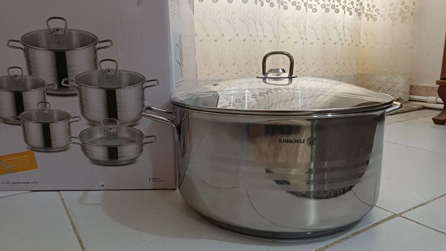 قابلمه استیل کرکماز اصل سایز۳۲|ظروف پخت‌وپز|ایلام, |دیوار