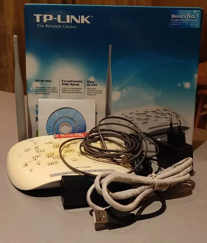 مودم ای دی اس ال 2+ TP-Link wireless N|مودم و تجهیزات شبکه|تهران, شهرک غرب|دیوار