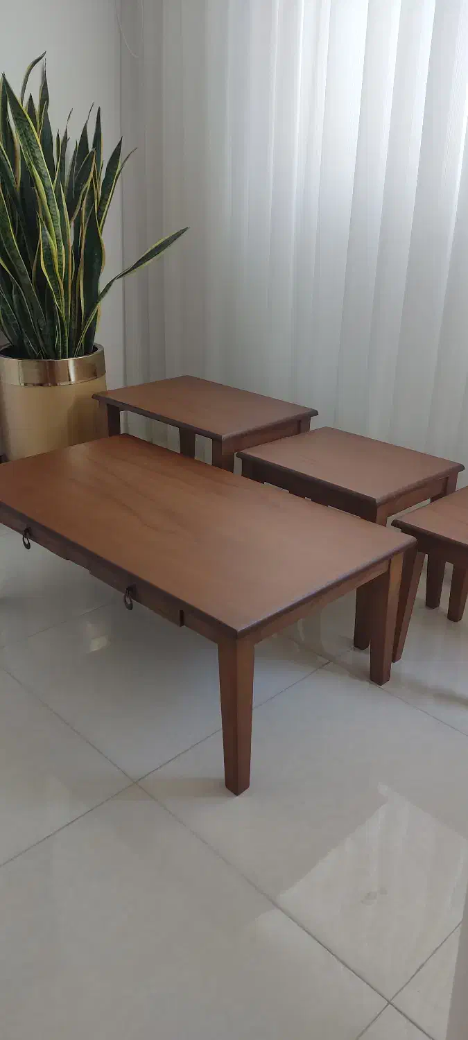 میز جلو مبلی با ۳ تا عسلی|مبلمان خانگی و میز عسلی|بجنورد, |دیوار