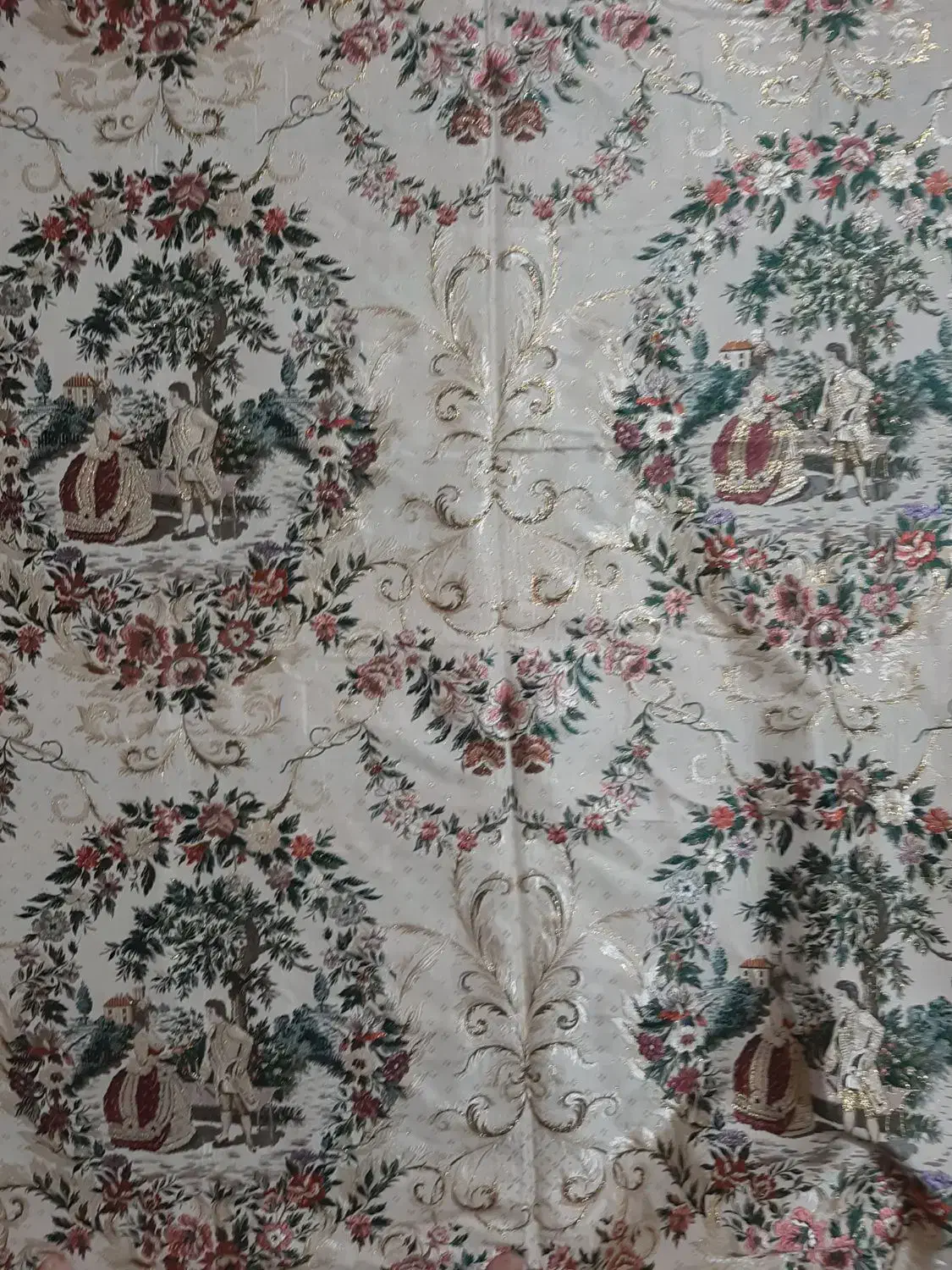 پارچه رومبلی کوبلنی|پرده، رانر، رومیزی|مشهد, فلسطین|دیوار