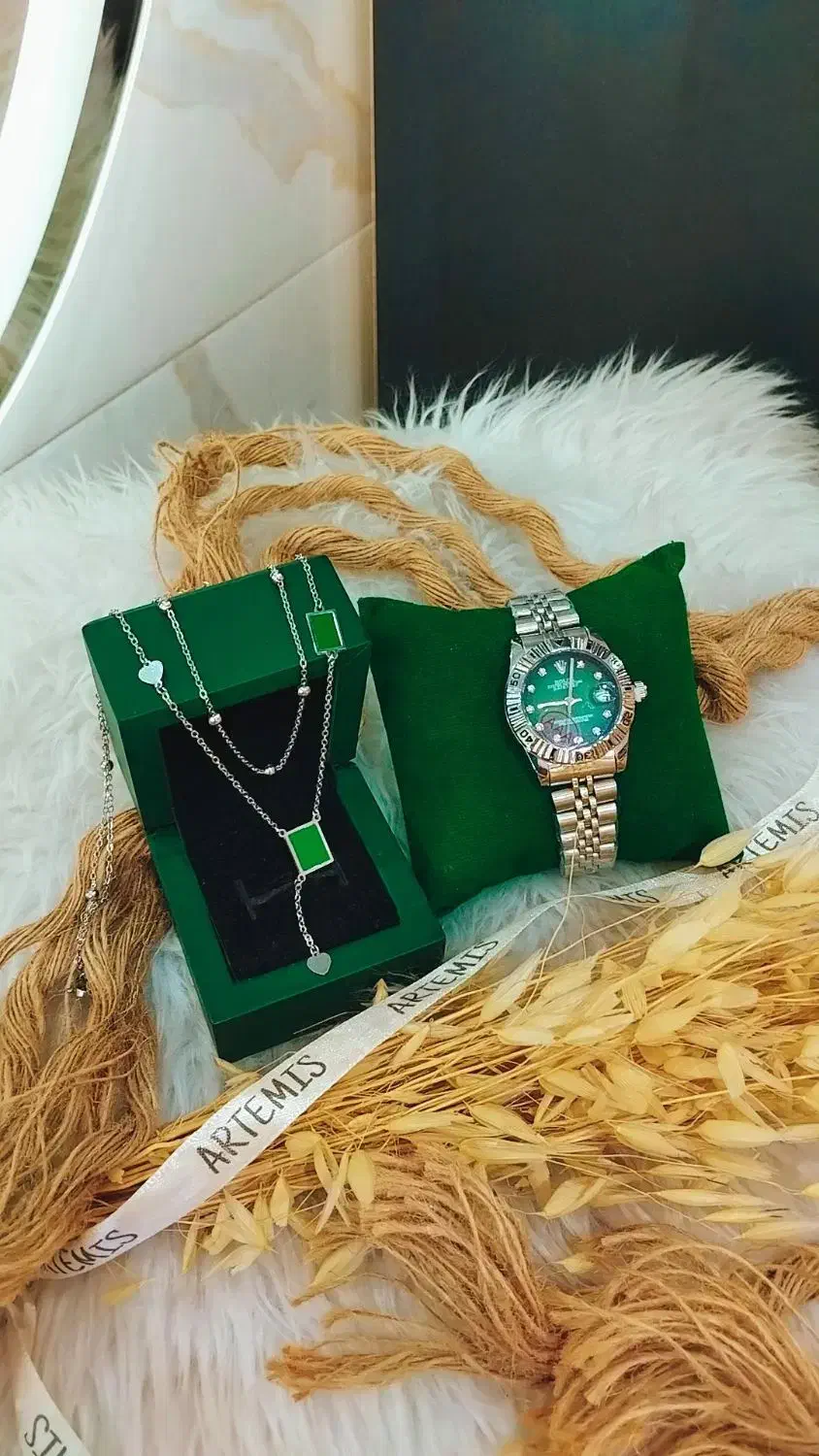ست زنانه.ساعت سرامیکی.باکس هدیه کادوتولد|ساعت|مشهد, رسالت|دیوار