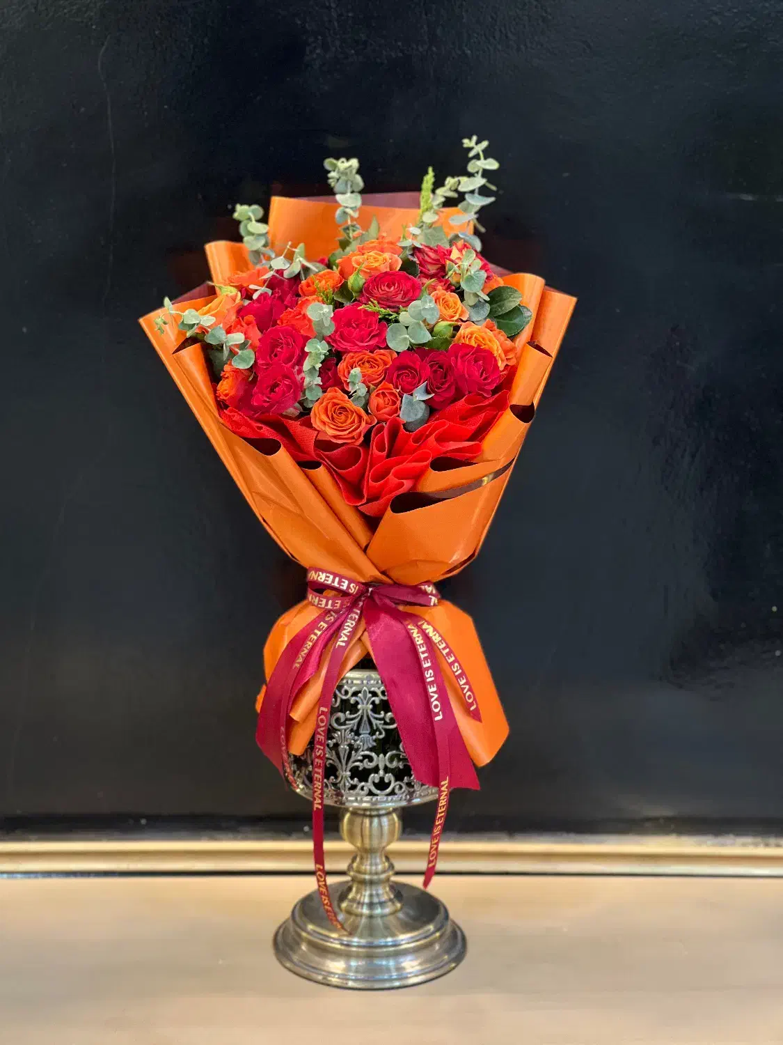 دسته گل مینیمال|گل و گیاه طبیعی|مشهد, هفت تیر (حافظ)|دیوار