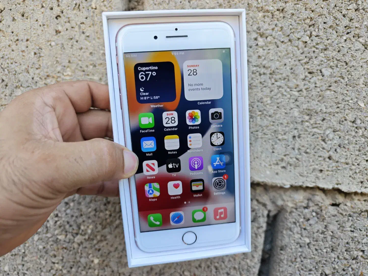 آیفون Apple 7 Plus مشابه آک حافظه 128GB اصل II/A|موبایل|آبادان, |دیوار