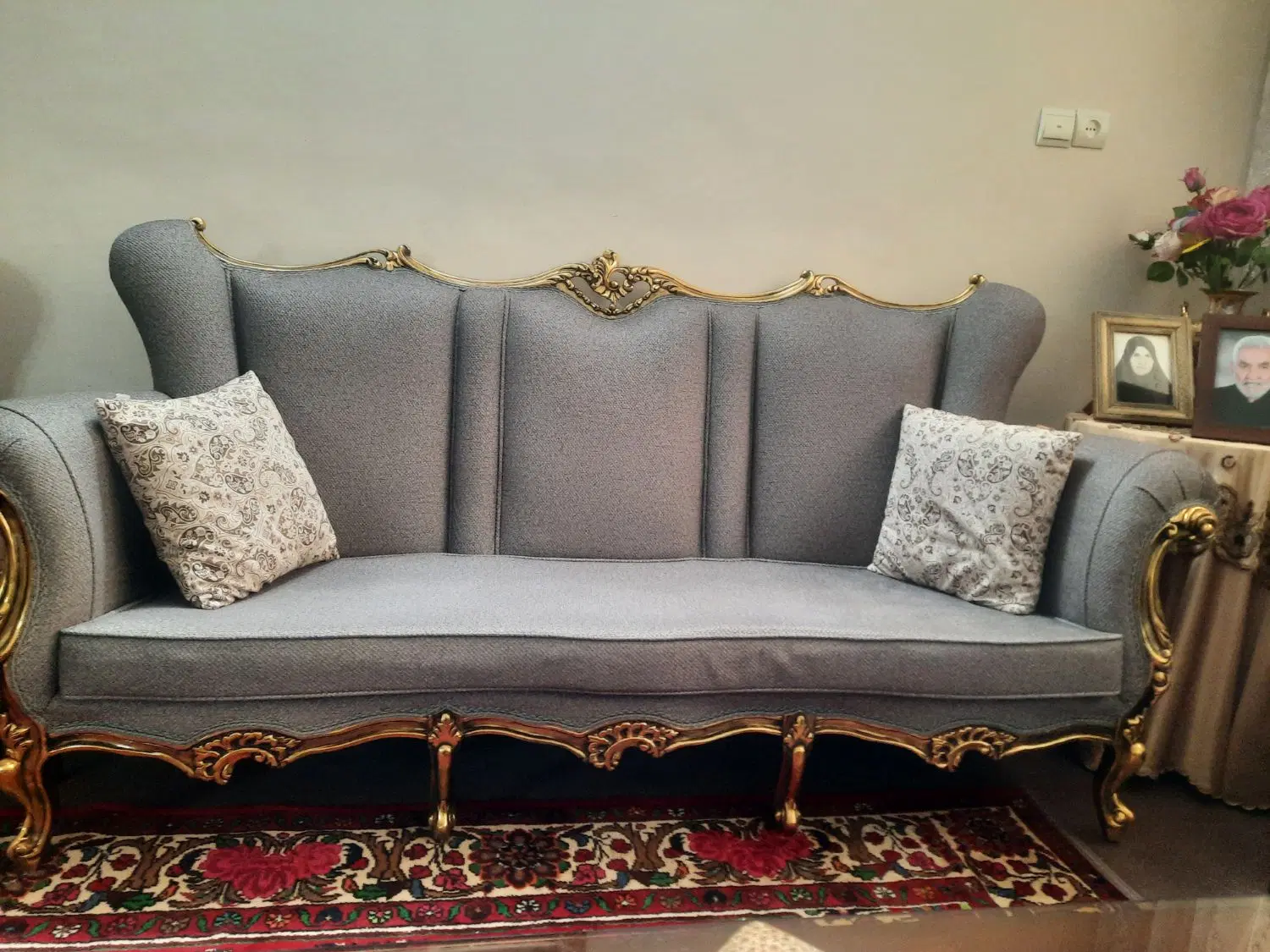 مبل ۹نفره استیل راحتی.۳نفره.۴تا تک نفره.۲تا میزبان|مبلمان خانگی و میز عسلی|تهران, علایین|دیوار