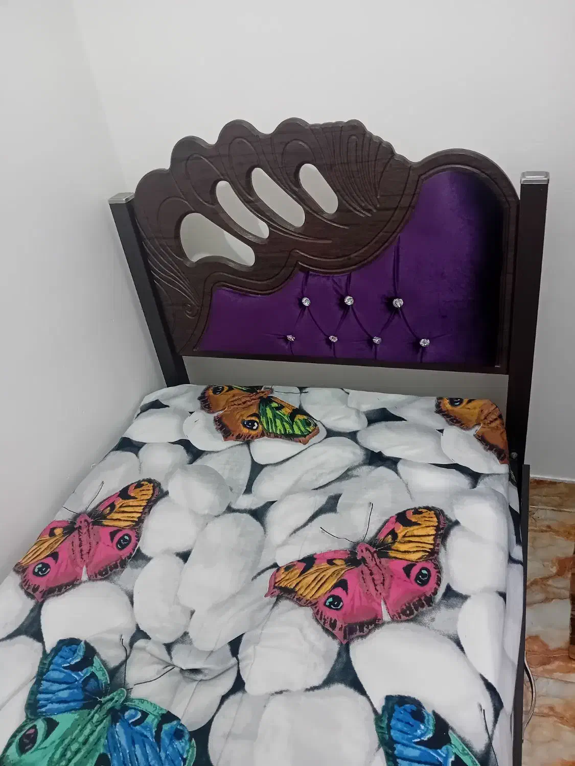 تخت یک نفره|تخت و سرویس خواب|شلمان, |دیوار