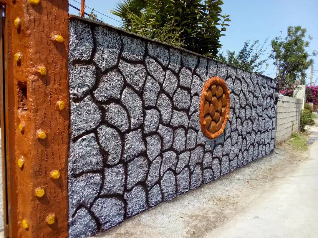 نقاشی سیمانبری،،طراحی سیمانکاری ساختمان|خدمات پیشه و مهارت|رشت, کوی فرهنگیان|دیوار