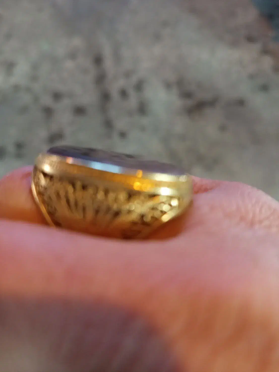 انگشتر شجر خوب|بدلیجات|شیراز, سیاه سنگ|دیوار