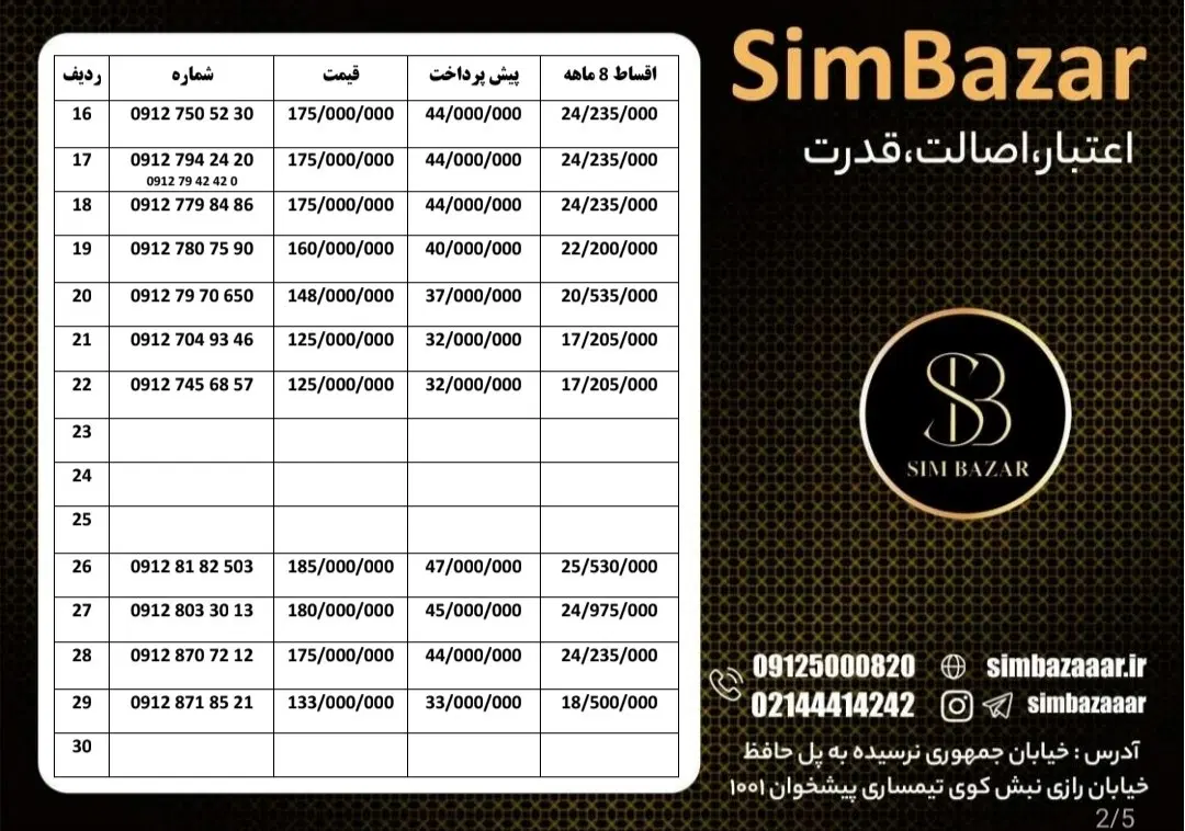 09127456857|سیمکارت|تبریز, |دیوار