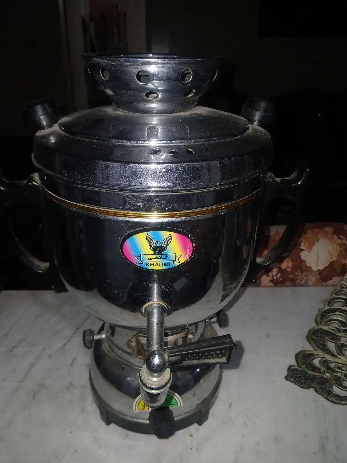 سماور و تلوزیون|سماور، چای‌ساز، قهوه‌ساز|قزوین, |دیوار