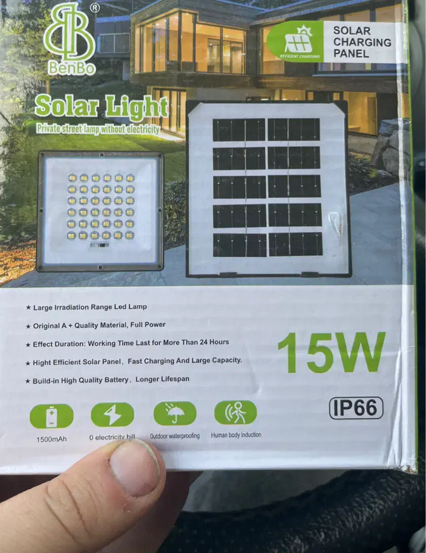 پروژکتور سیار خورشیدی و پاوربانک برند سولار9000وات|لامپ و چراغ|کتالم و سادات شهر, |دیوار