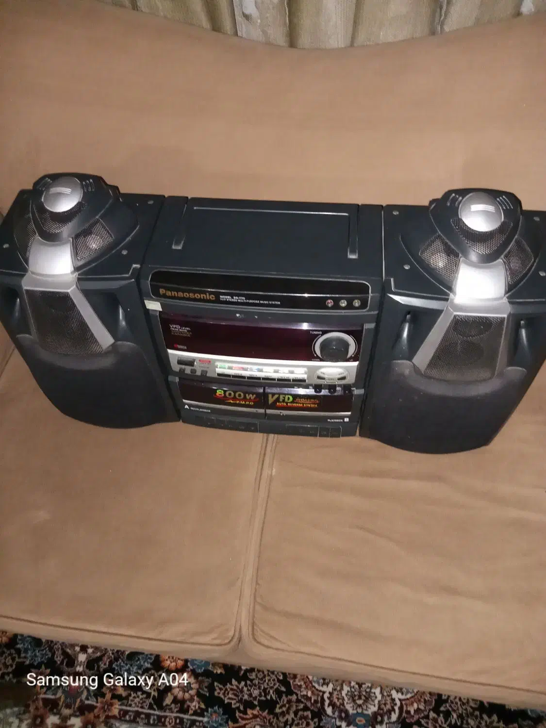 رادیو ظبط پاناسیونیک|سیستم صوتی خانگی|نجف‌آباد, امیرآباد|دیوار