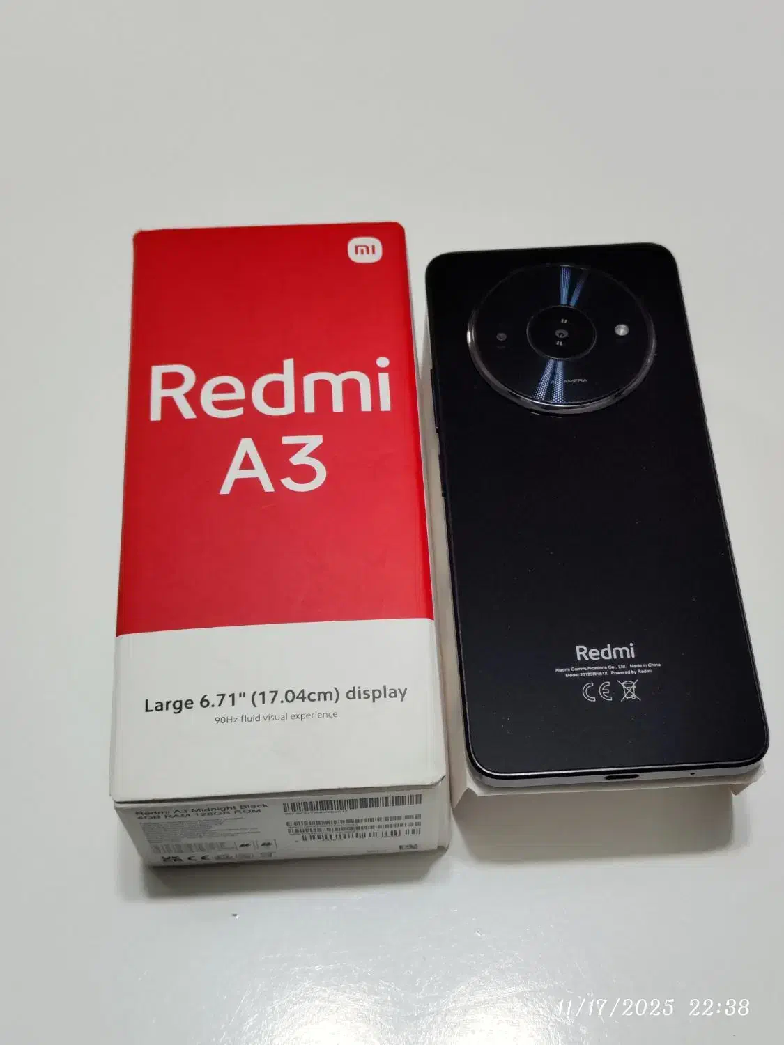 گوشی شیائومی A3 درجه یک|موبایل|اصفهان, باغ زرشک|دیوار