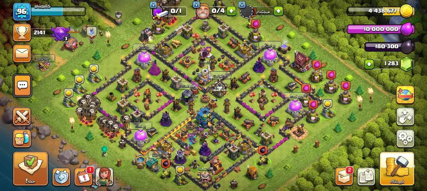 فروش اکانت بازی کلش اف کلنز|کنسول، بازی ویدئویی و آنلاین|مشهد, مصلی (کارمندان اول)|دیوار