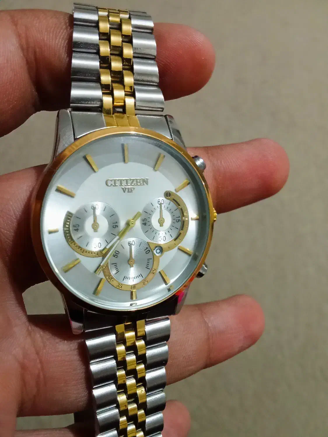 ساعت سیتیزنVIP اصل ژاپنی سه موتوره ضد آب شبنما|ساعت|ایذه, |دیوار