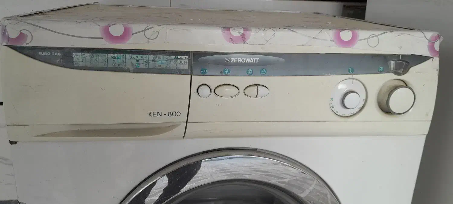 ماشین لباسشویی ۸ کیلویی زیرووات|ماشین لباسشویی و خشک‌کن لباس|اهر, |دیوار