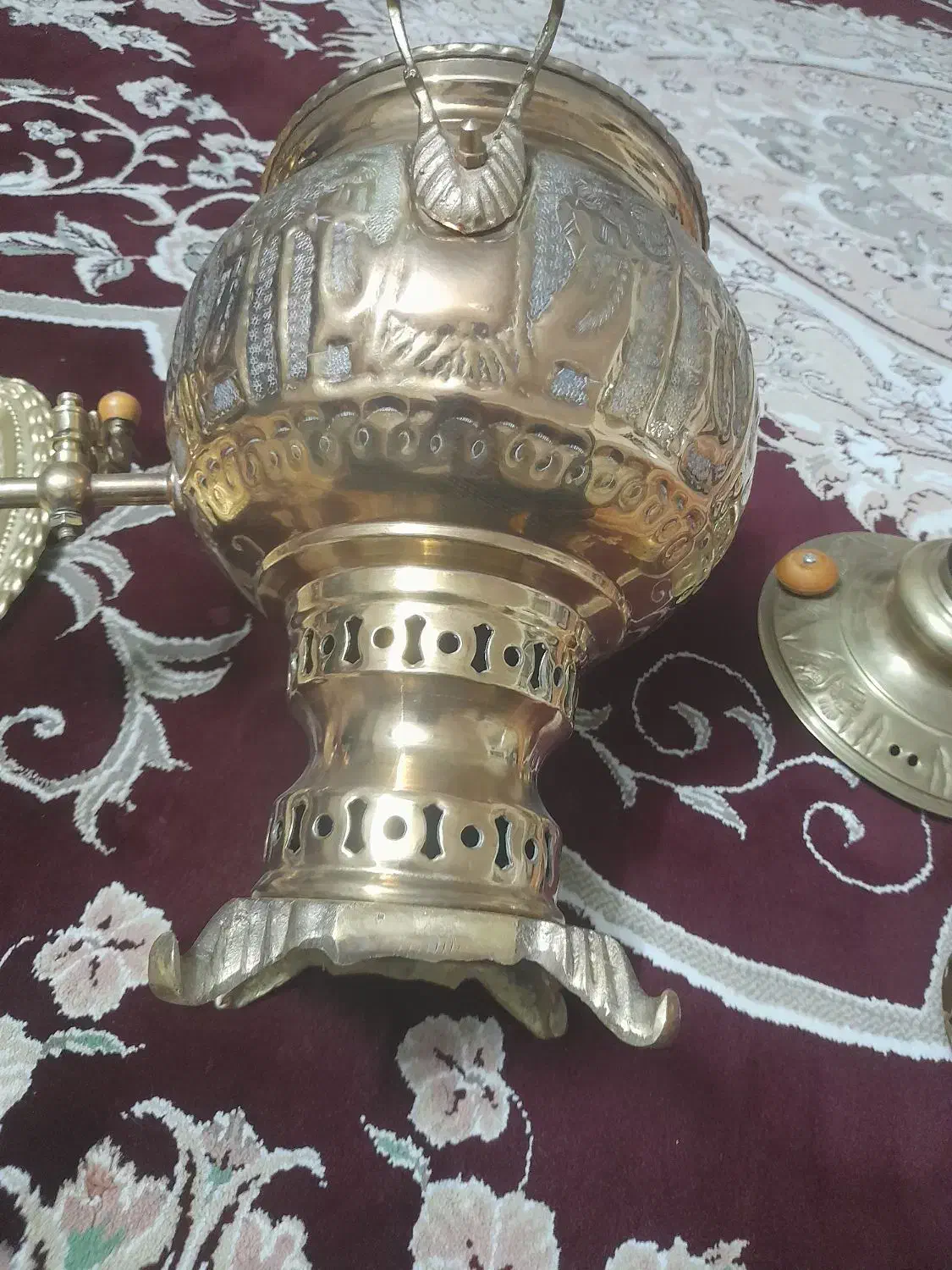 سماور ۶لیتری ذغالی|صنایع دستی و سایر لوازم تزئینی|بروجرد, |دیوار