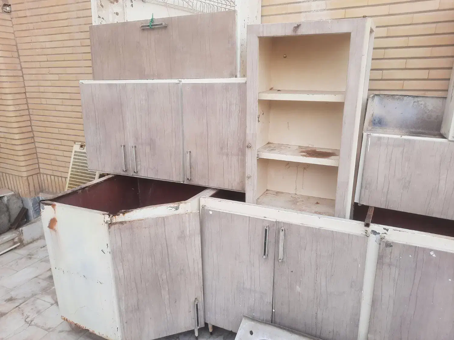 کابینت آشپزخانه|آب‌چکان و نظم‌دهنده ظروف|زاهدان, |دیوار