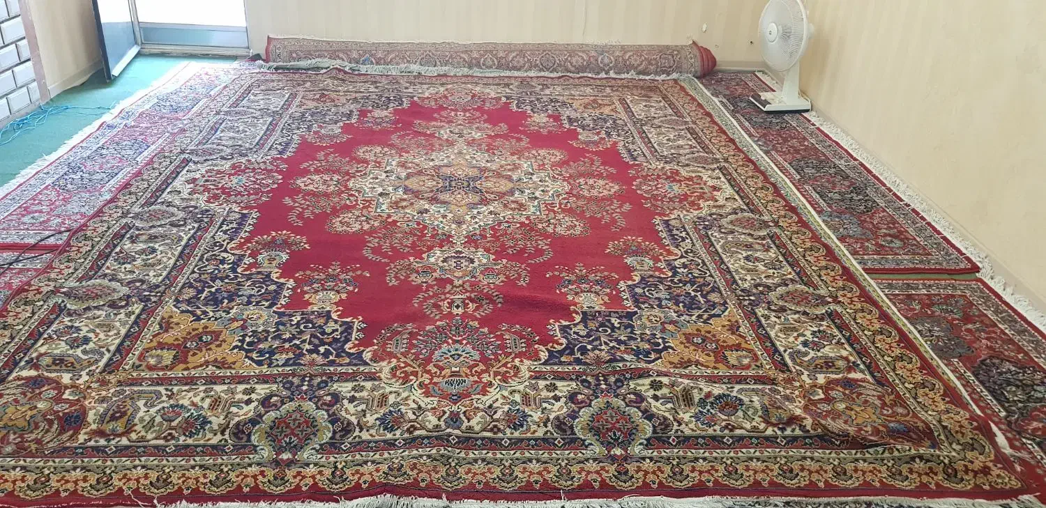 فرش ماشینی ۱۲ متری در حد نو|فرش|ابهر, |دیوار