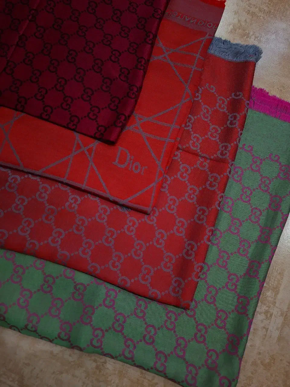 روسری ژاکارد قواره ۱۴۰|لباس|صفادشت, |دیوار