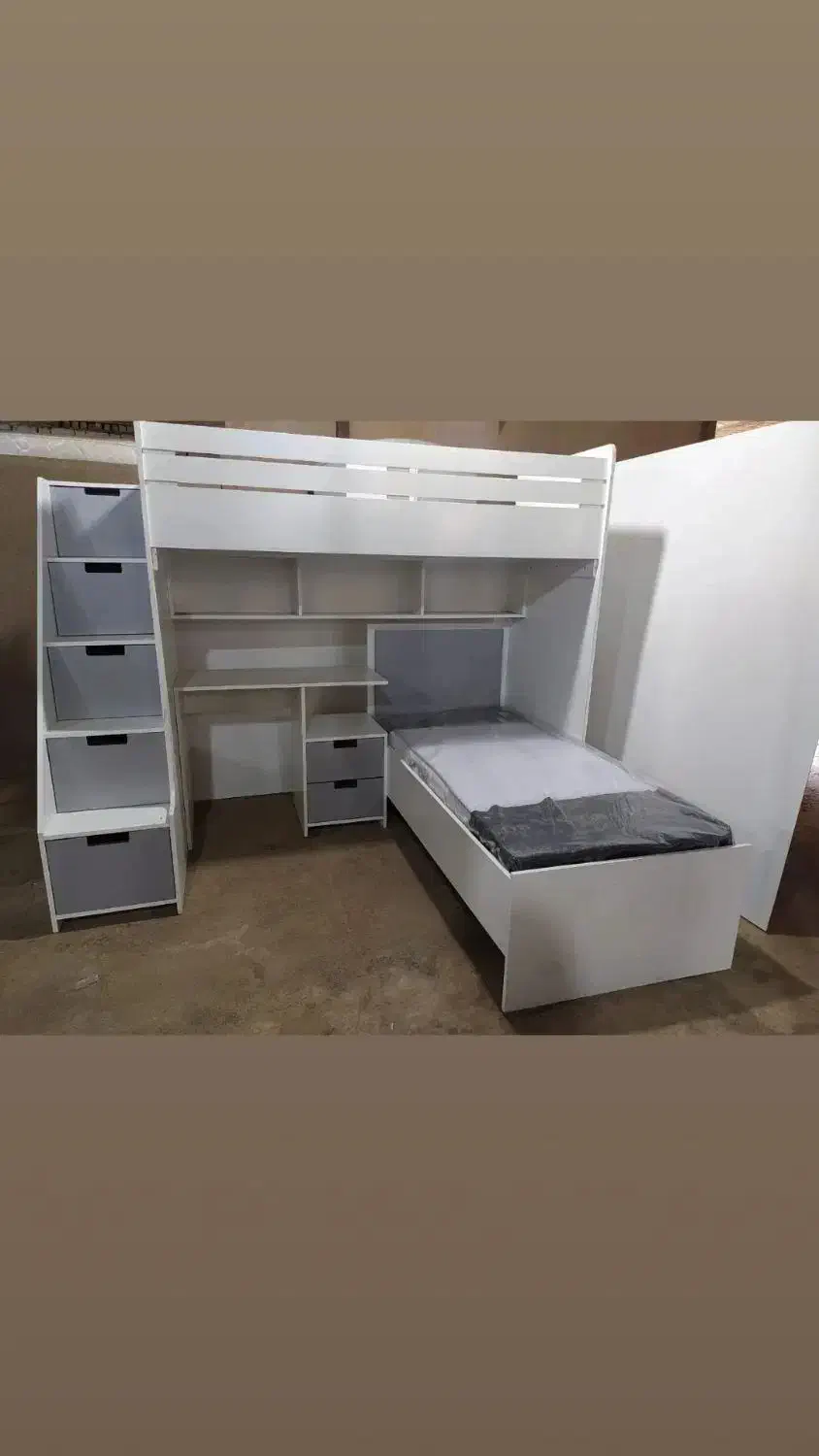 تخت دوطبقه سهند|تخت و سرویس خواب|ماهدشت, |دیوار