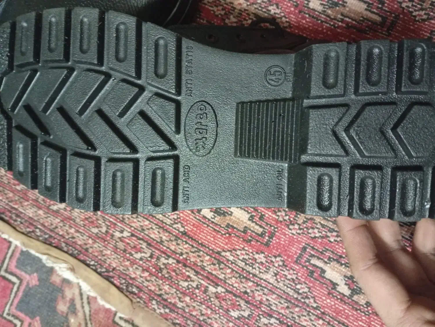 کفش کار ایمنی چرم|کیف، کفش، کمربند|قم, میدان نو|دیوار