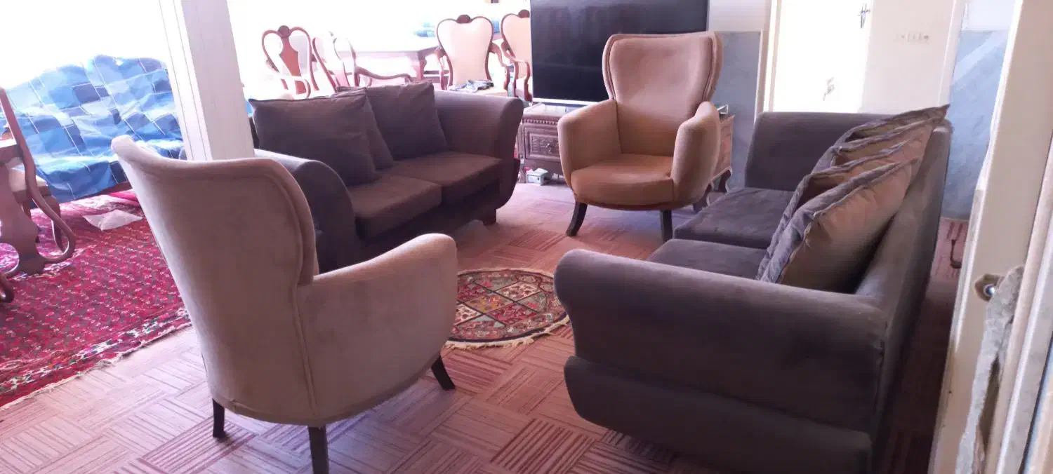 مبل ۷ نفره|مبلمان خانگی و میز عسلی|قروه, |دیوار