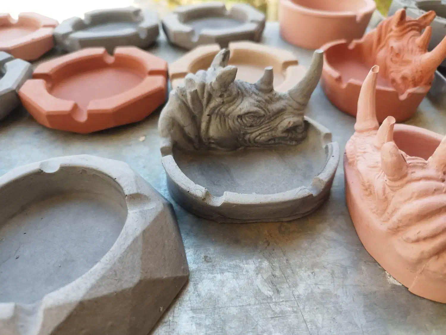 10 عدد زیر سیگاری به همراه 5 عدد اشانتیون|صنایع دستی و سایر لوازم تزئینی|شیراز, ملاصدرا|دیوار