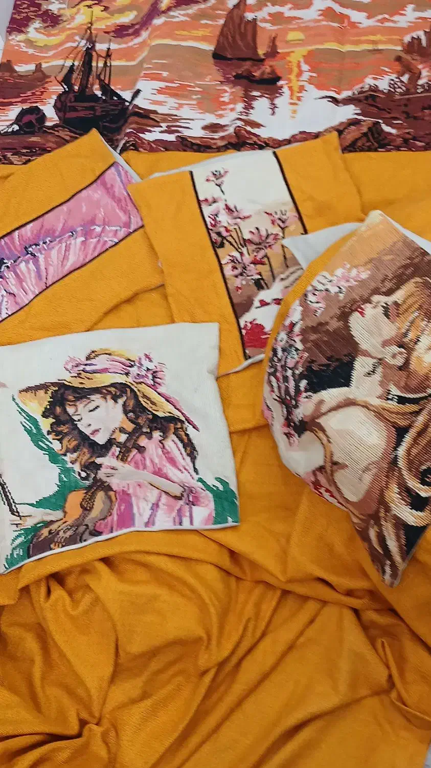 پرده ، کوسن ،رانر|پرده، رانر، رومیزی|بیرجند, |دیوار