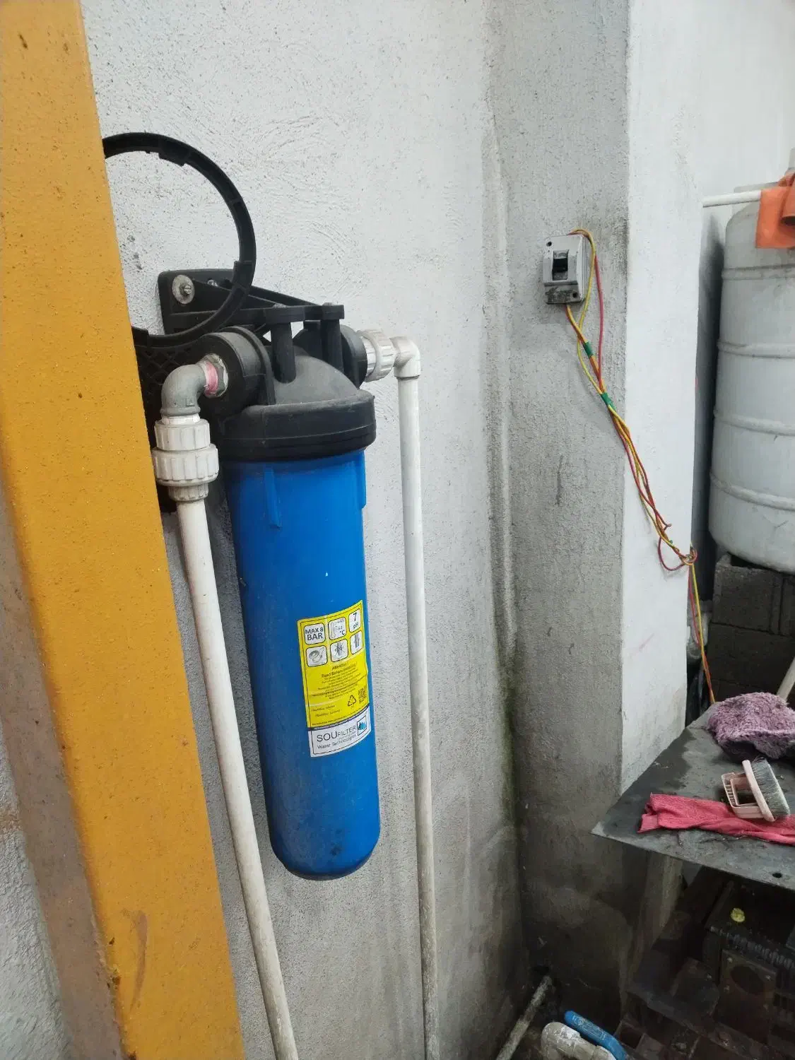 منبع آب 500 لیتری با فیلتر جامبو ورودی|مصالح و تجهیزات ساختمان|رشت, کوی عرفان|دیوار