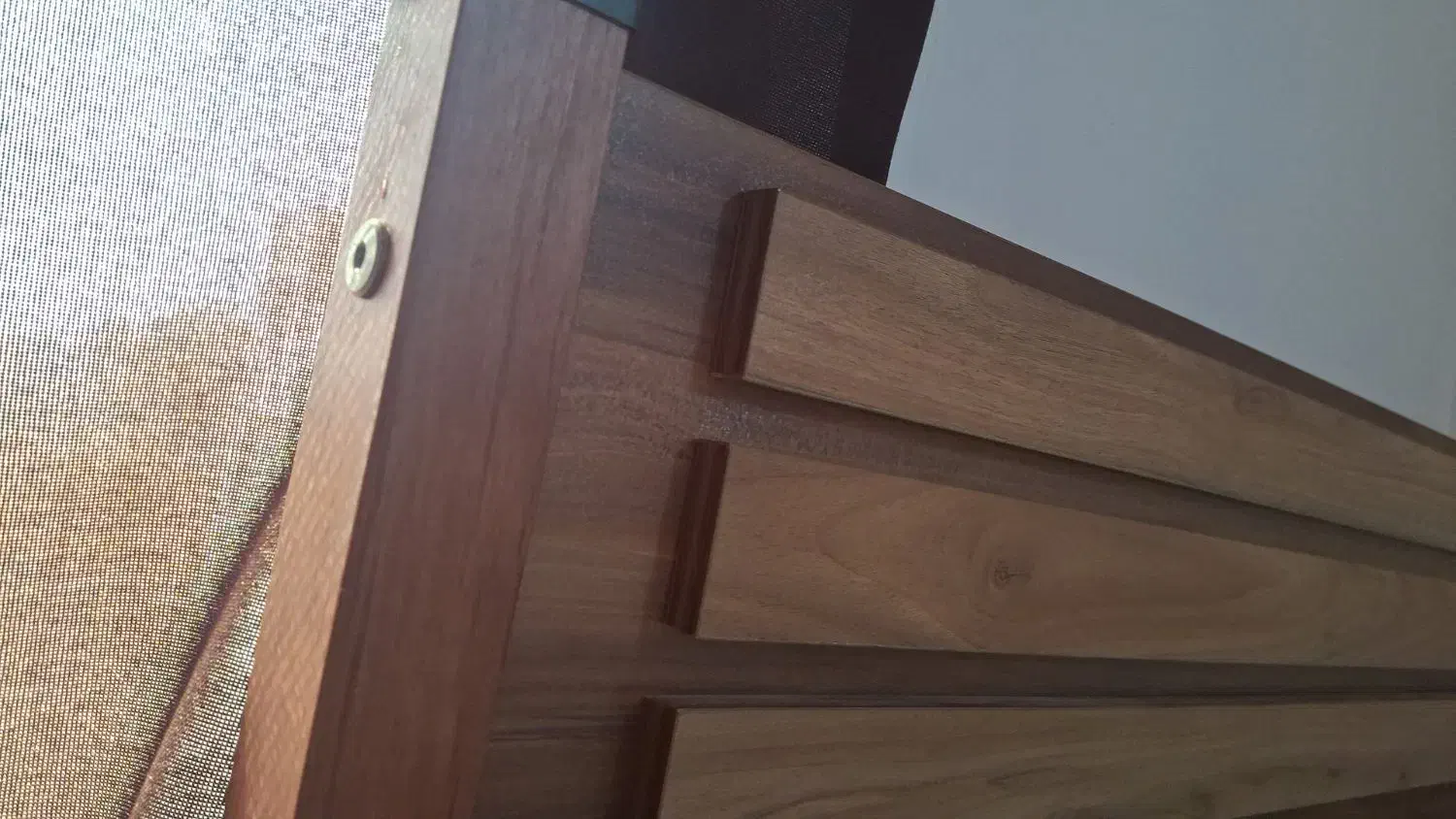 تخت دوطبقه جنس فلزوچوب درحد نو|تخت و سرویس خواب|گرمسار, |دیوار