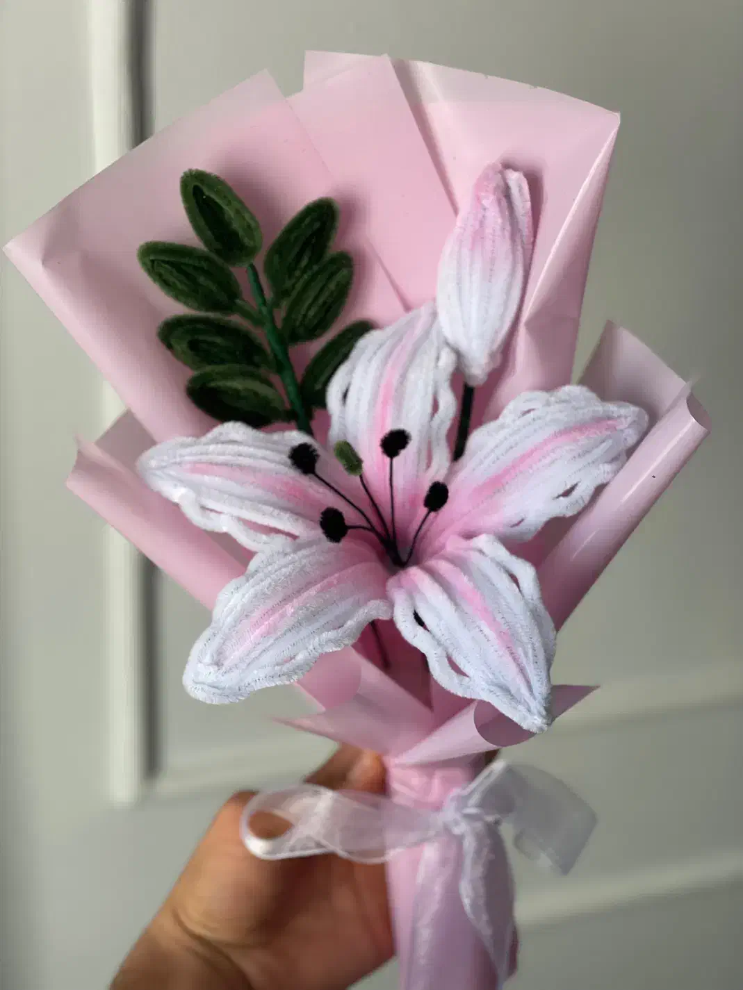 گل لیلیوم|گل مصنوعی|باغستان, |دیوار