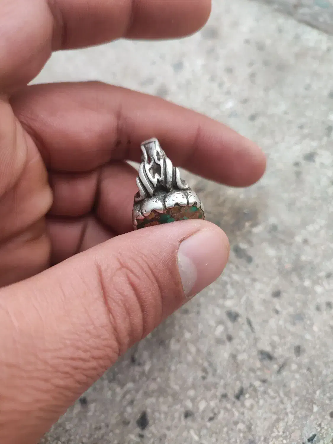 انگشتر فیروزه قدیمی|جواهرات|شیروان (خراسان), |دیوار