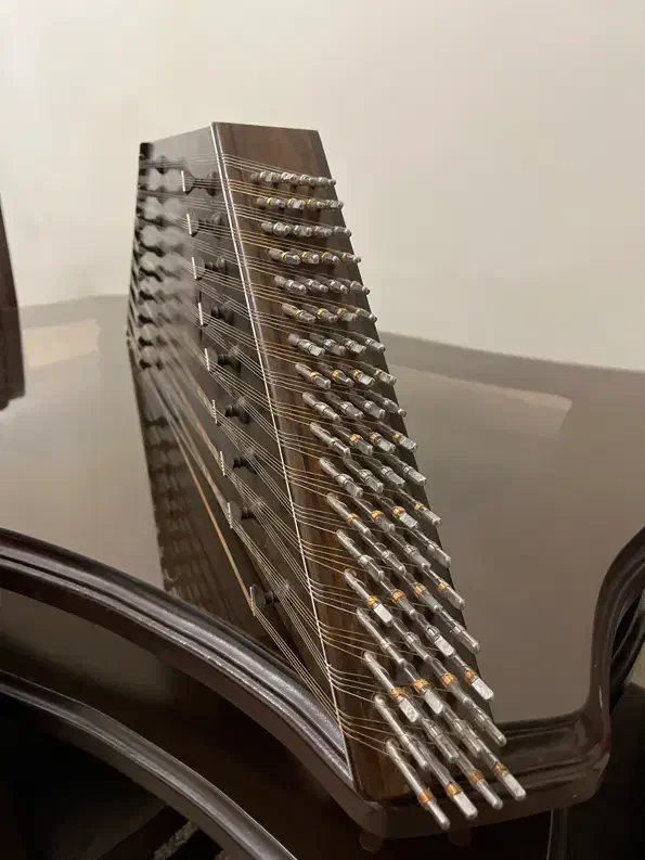 سنتور دو مهر احد مسعودی|سازهای سنتی|تبریز, |دیوار