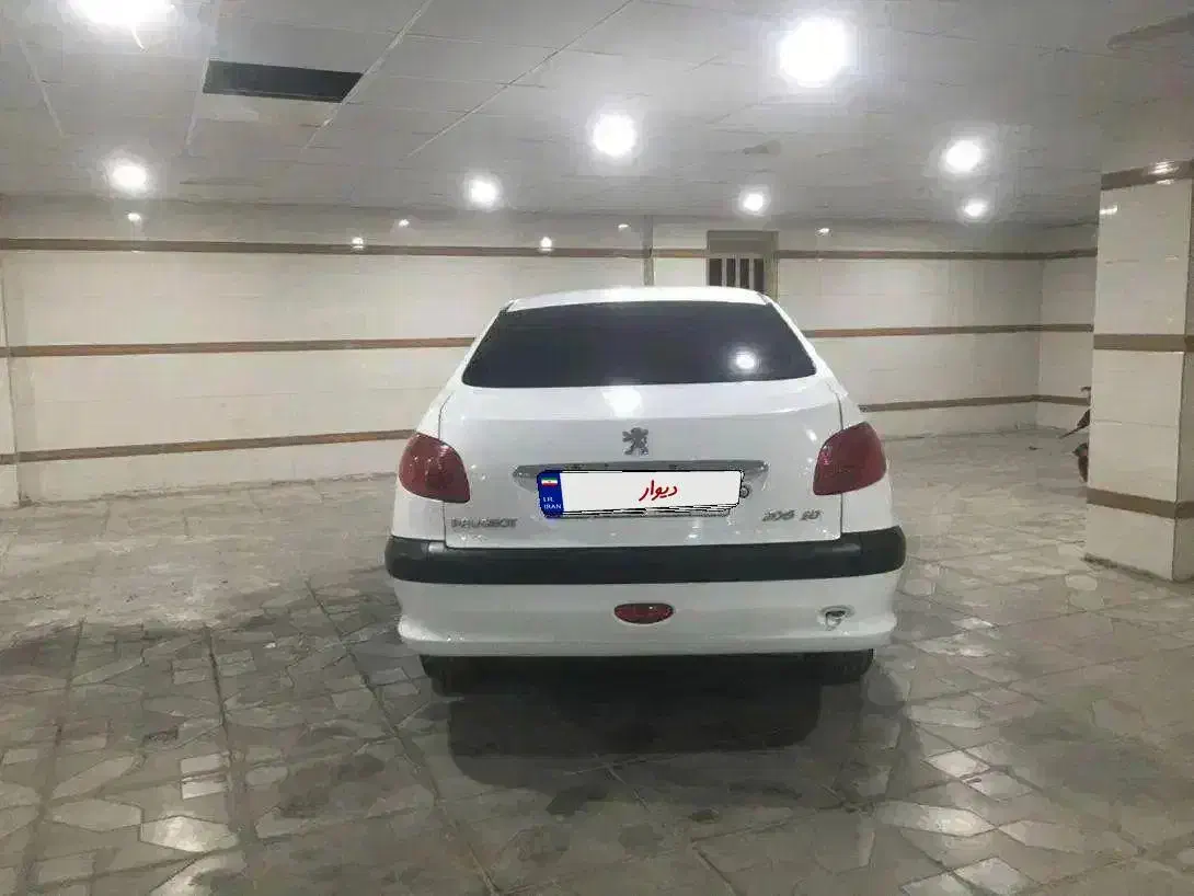 پژو ۲۰۶ sd v8 فابریک|خودرو سواری و وانت|شیراز, شهرک گلشن|دیوار