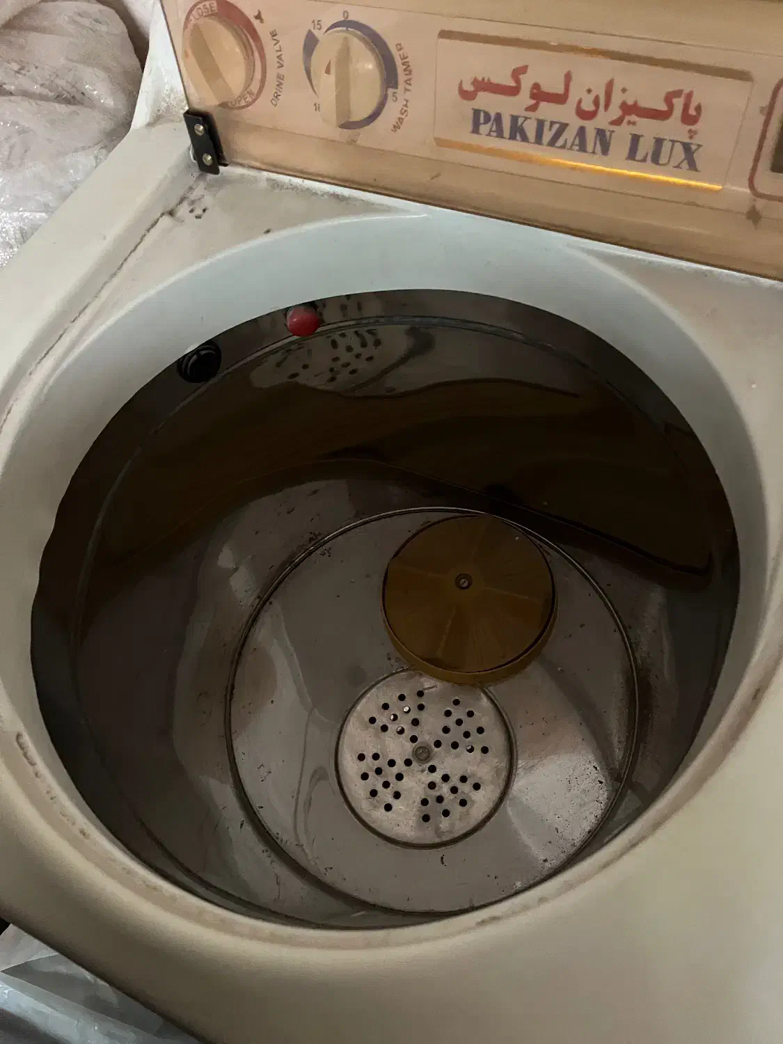 ماشین لباسشویی سطلی موتور قدیم|ماشین لباسشویی و خشککن لباس|کاشان, عربها|دیوار