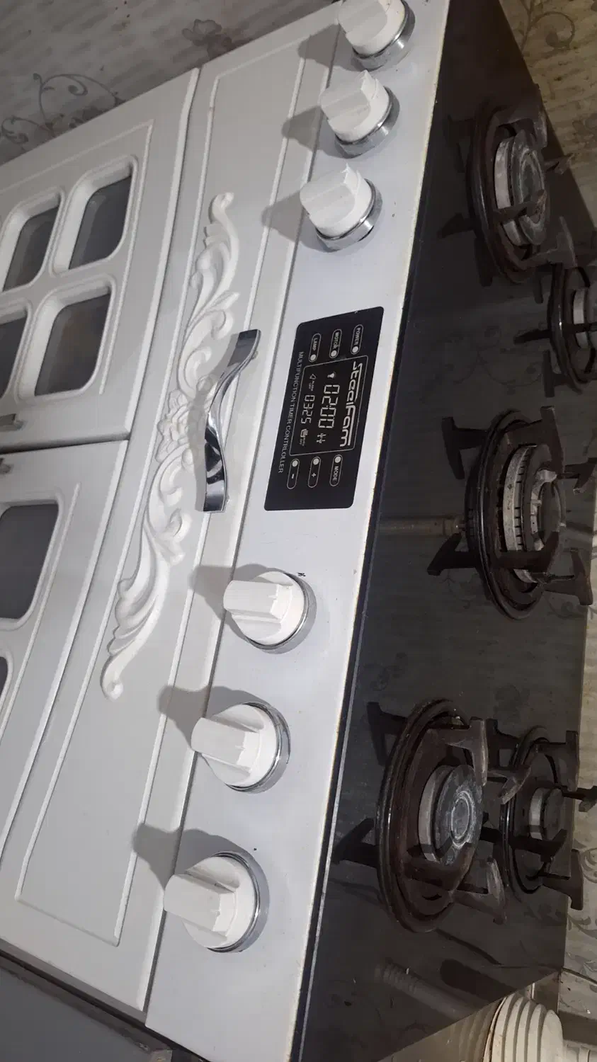 گاز صفحه شیشه ای کابینت دار pvc|اجاق گاز و لوازم برقی پخت‌وپز|مشهد, شهید بهشتی|دیوار