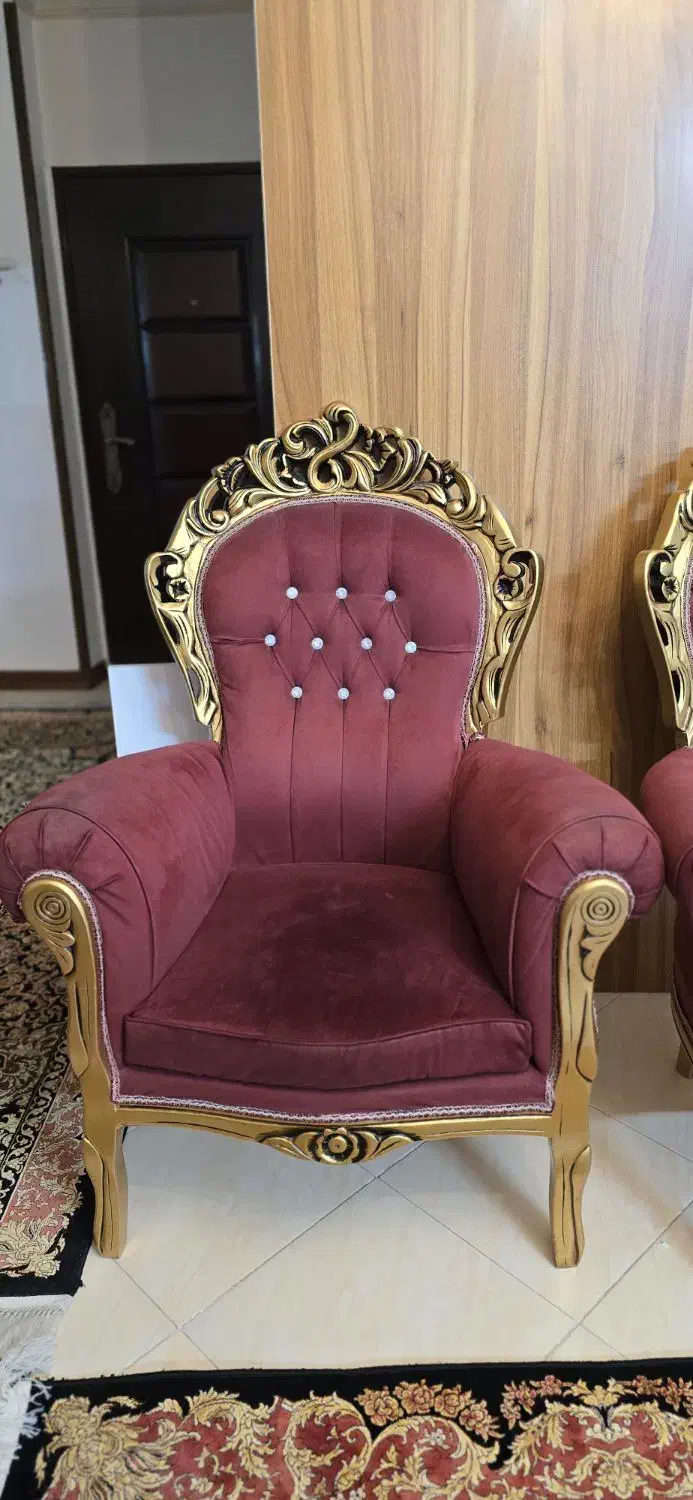 مبل ۷ نفره و و ناهار خوری ۸ نفره استیل|مبلمان خانگی و میز عسلی|قم, سعادتی|دیوار