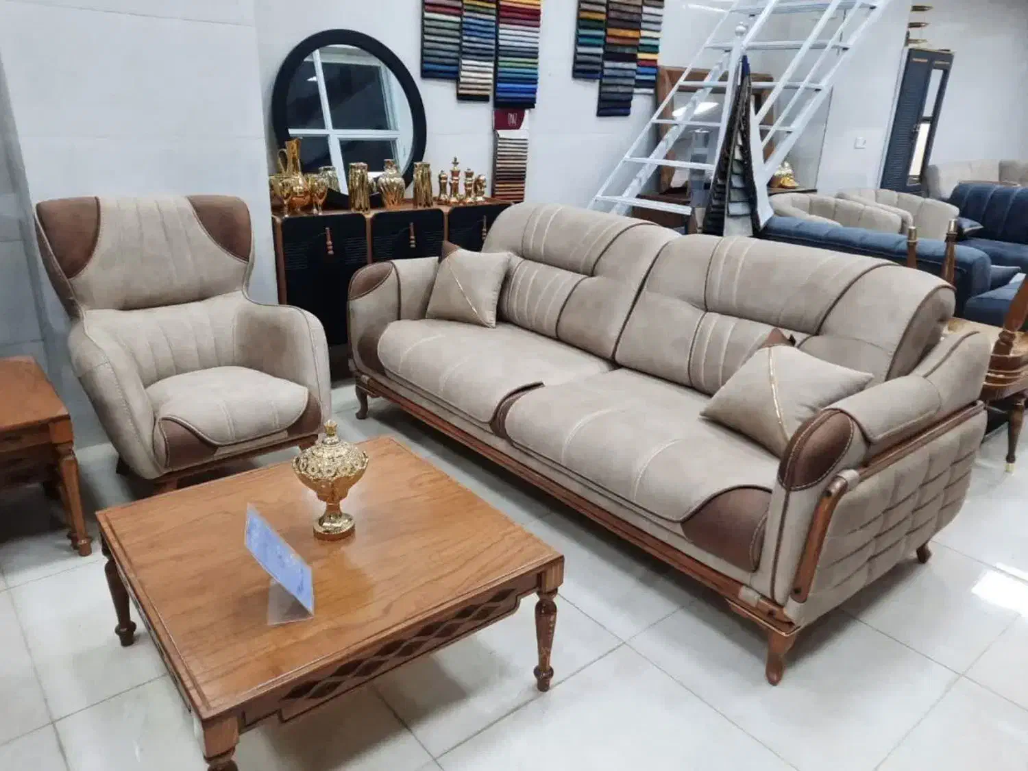 مبل راحتی تخت خواب شو|مبلمان خانگی و میز عسلی|خمینی‌شهر, |دیوار