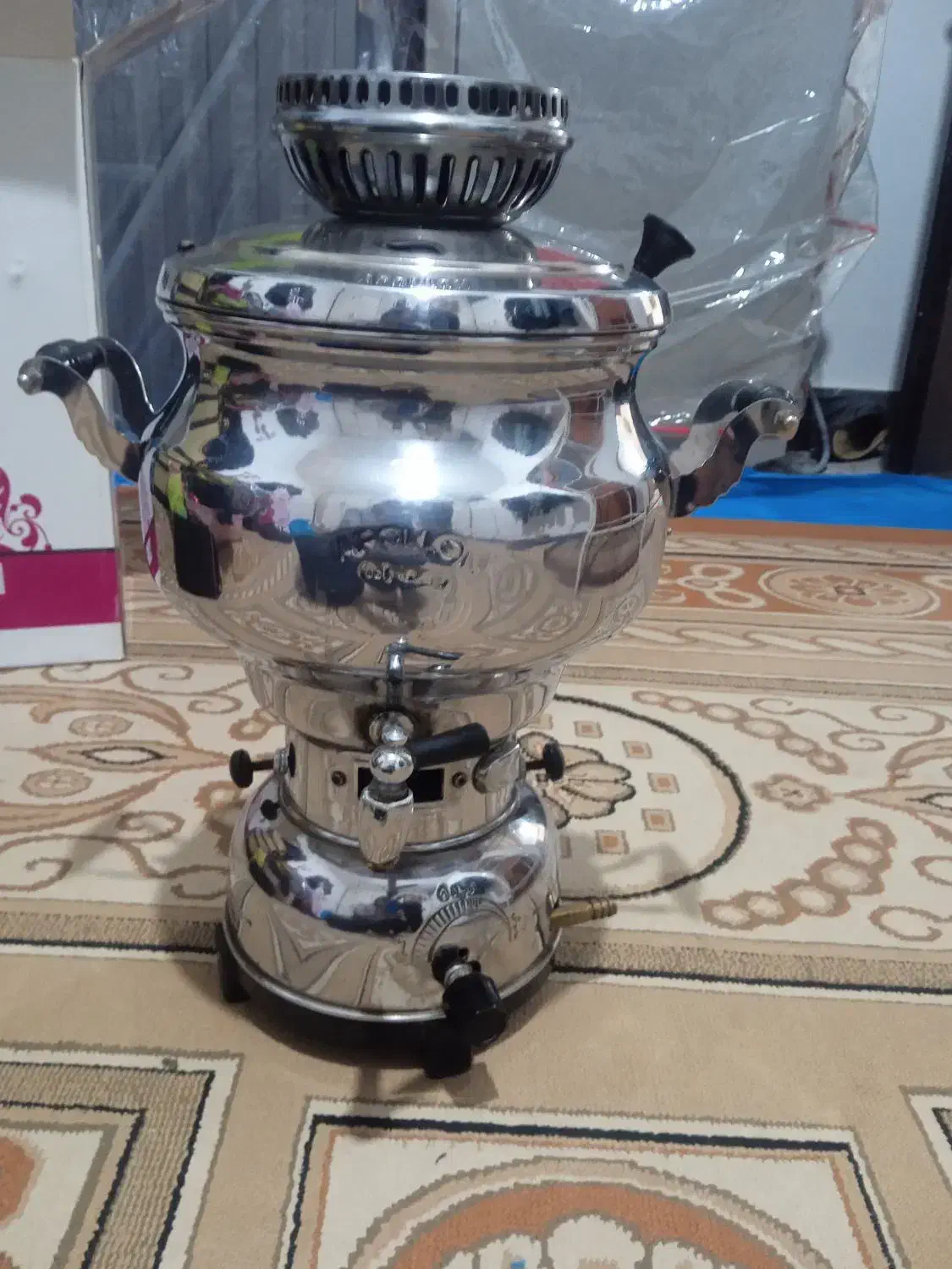 سماور گازی اپولون در حد نو۶لیتری|سماور، چایساز، قهوهساز|خرمآباد, |دیوار