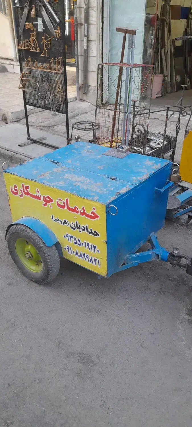 سلام یدک کش به همراه پشت بند متصل ب موتورمیشود|قطعات یدکی و لوازم جانبی|قدس, شهر‌قدس|دیوار