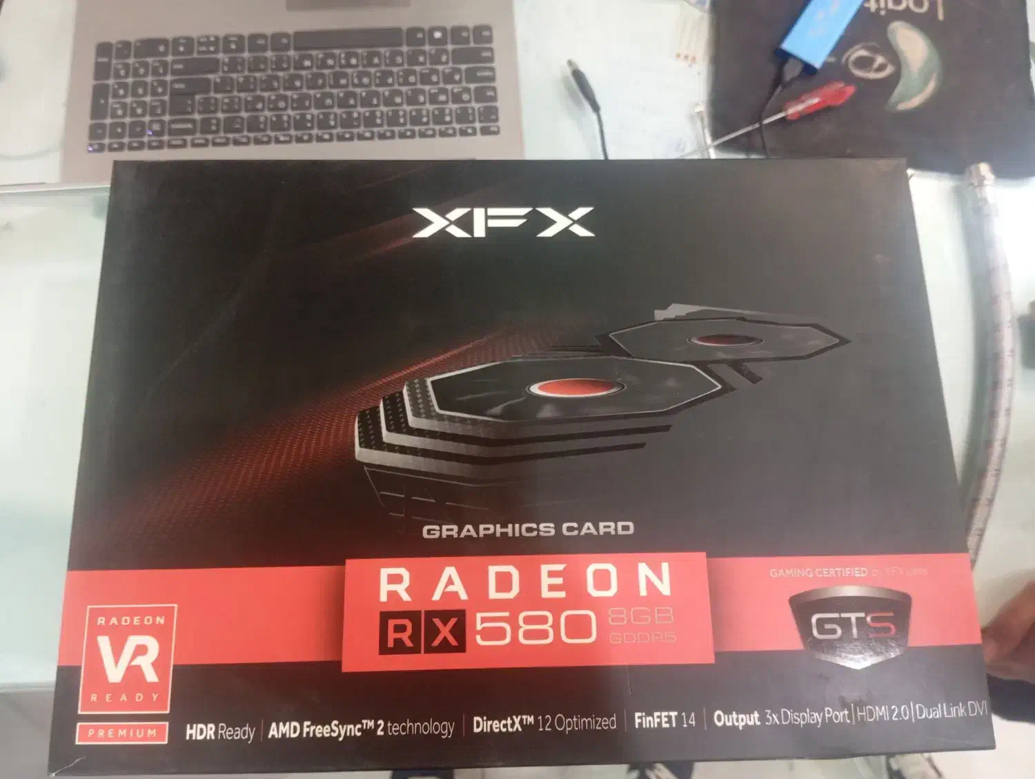 فروش کارتن XFX RX580|قطعات و لوازم جانبی رایانه|سبزوار, کوی بهار|دیوار