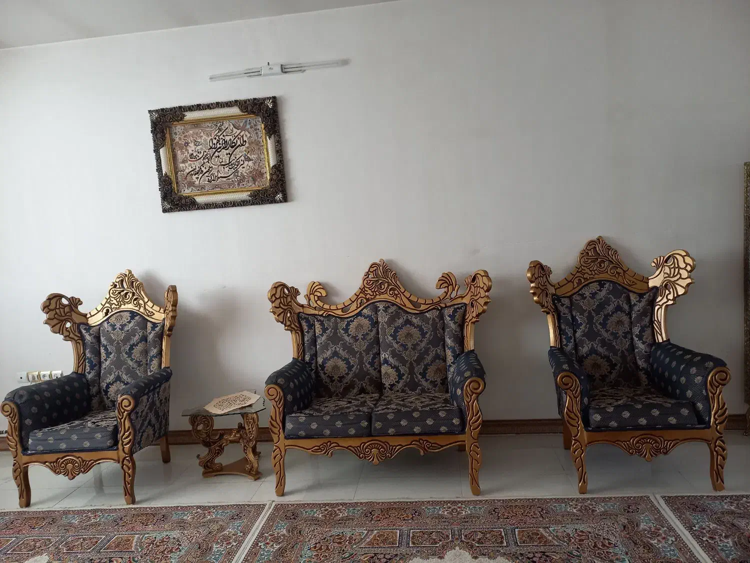 مبلمان۷نفره|مبلمان خانگی و میز عسلی|رباط‌کریم, الارد|دیوار
