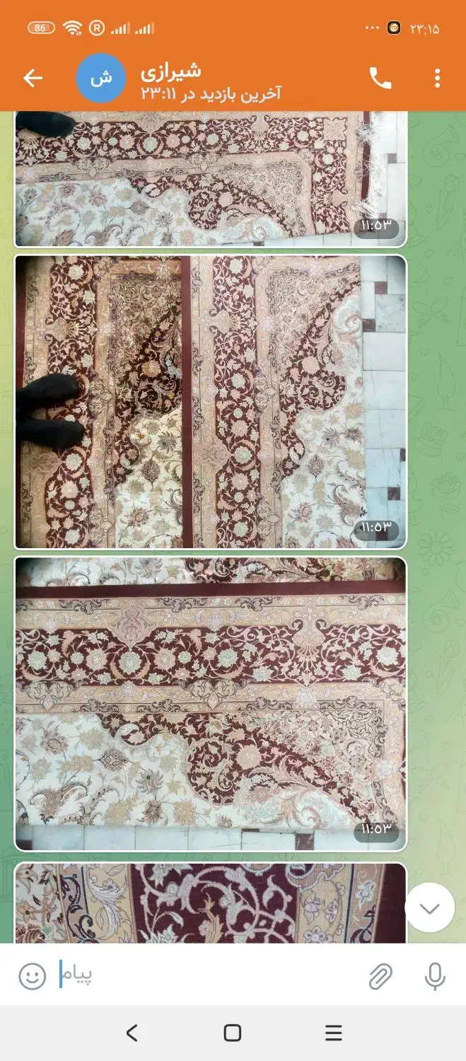 فردوسی|فرش|قره پشتلو, |دیوار