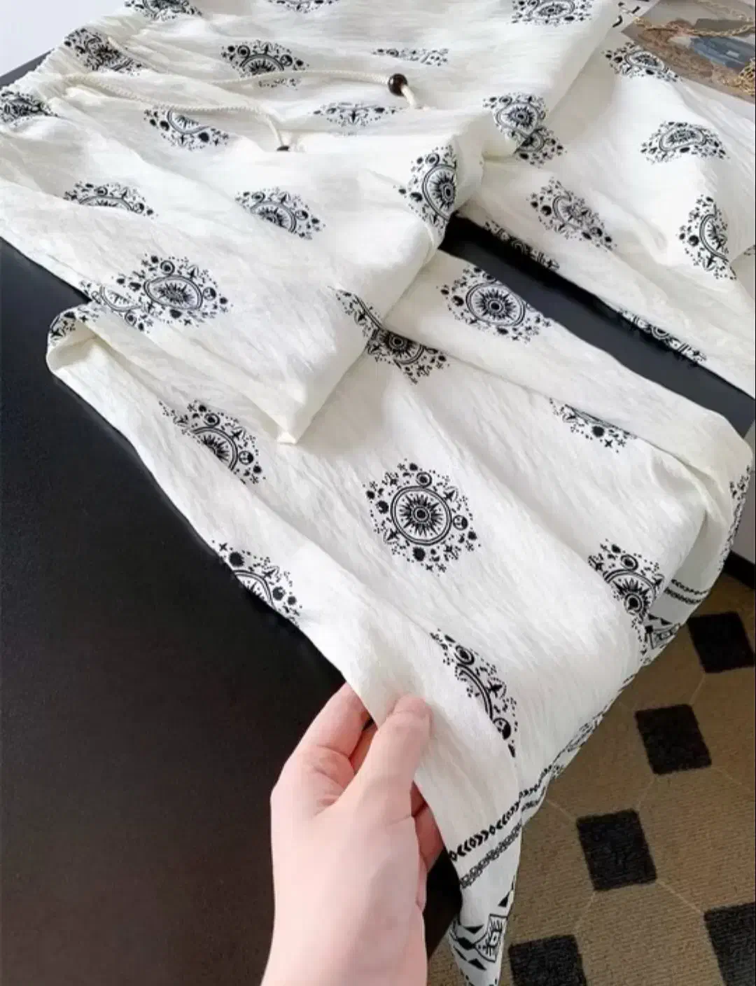 شلوار بگ جنس لینن|لباس|پیر بکران, |دیوار