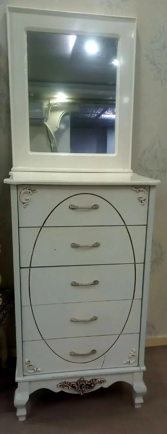 دراور ۵ کشو با آینه|جاکفشی، کمد، دراور|نسیمشهر, |دیوار