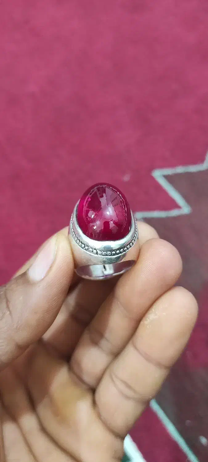 انگشتر یاقوت رکاب دستساز|جواهرات|شادگان, |دیوار