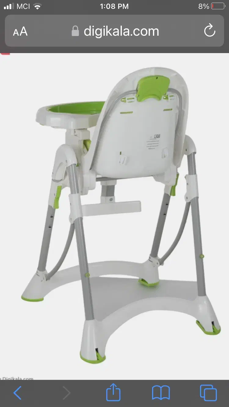 صندلی غذای کودک|میز و صندلی غذاخوری|رشت, گلباغ نماز|دیوار