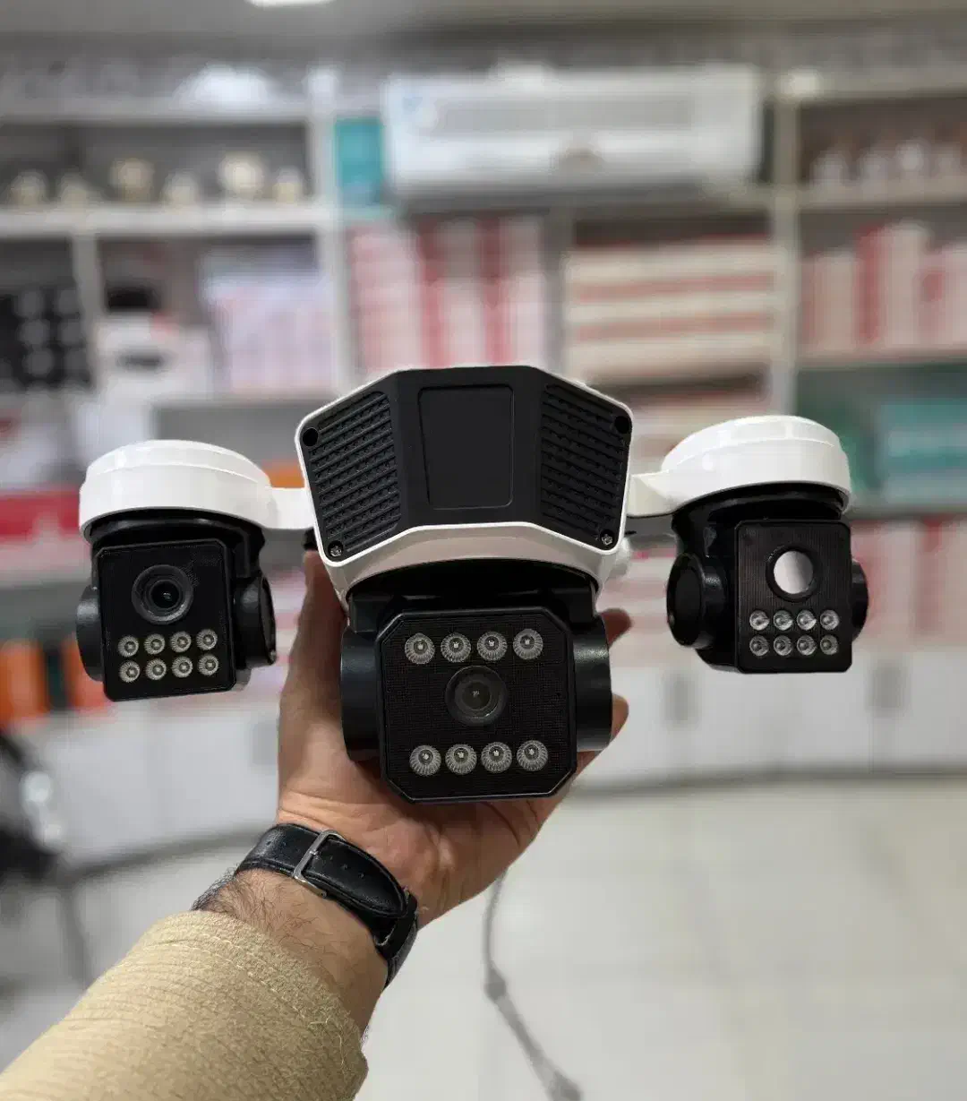 دوربین مداربسته چرخشی بیسیم 3لنز سیمکارتی/باغ|دوربین مداربسته|ارومیه, |دیوار