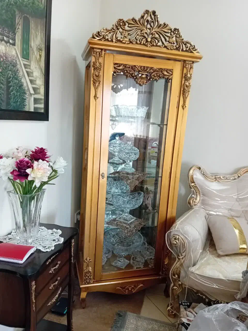 بوفه سالم طلایی|بوفه، ویترین، کنسول|دماوند, گیلاوند|دیوار